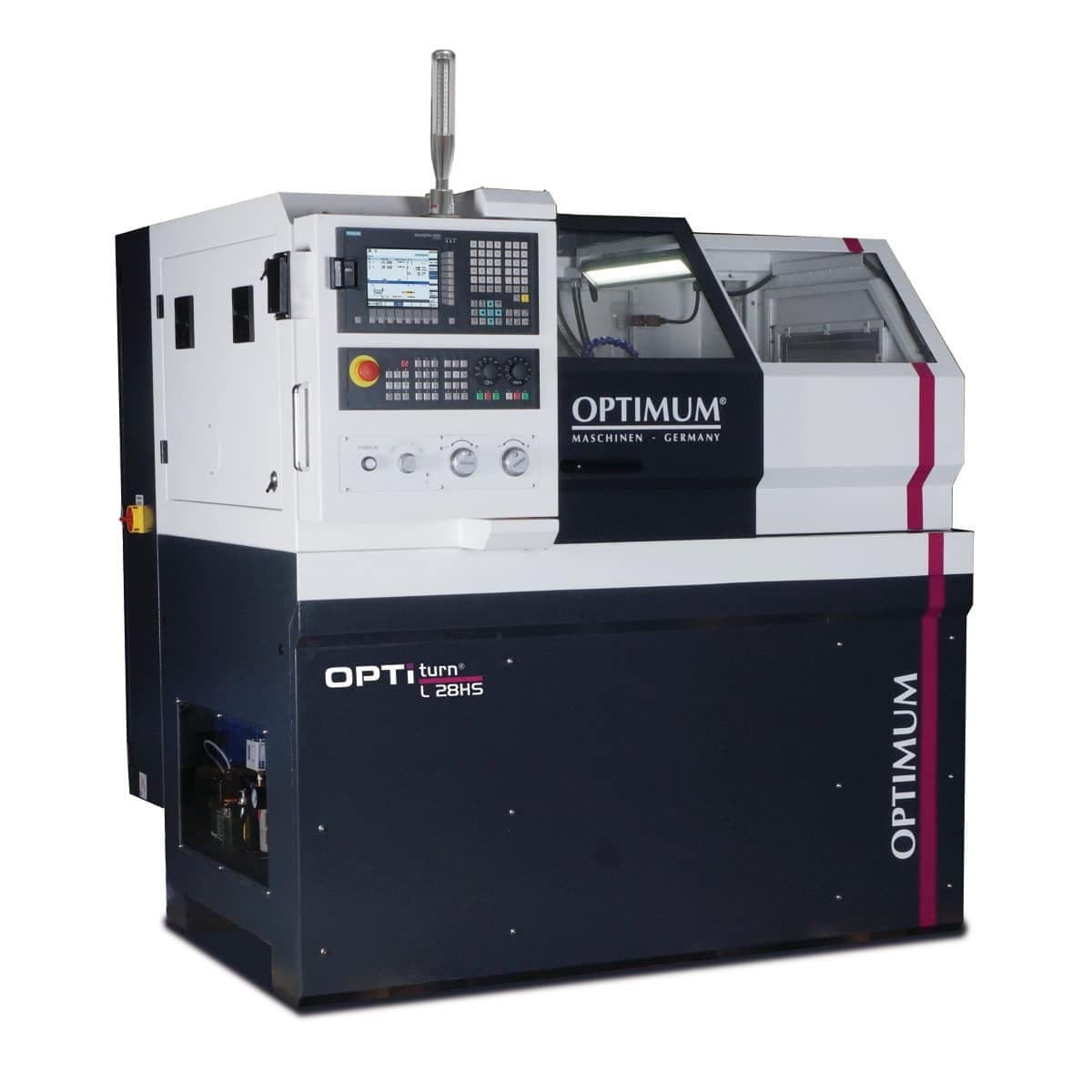 CNC-gesteuerte Flachbett-Drehmaschine OPTIturn L 28HS SINUMERIK 808D ADVANCED