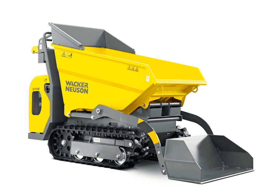 Wacker Neuson DT08 – Raupentransporter – Selbstladeschaufel, 800 kg