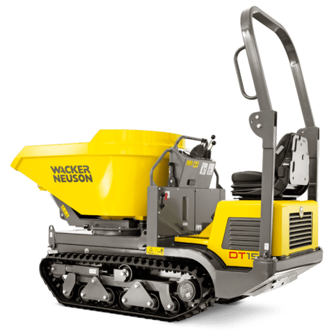 Wacker Neuson DT15 – Raupentransporter – Drehkippmulde, 1.500 kg