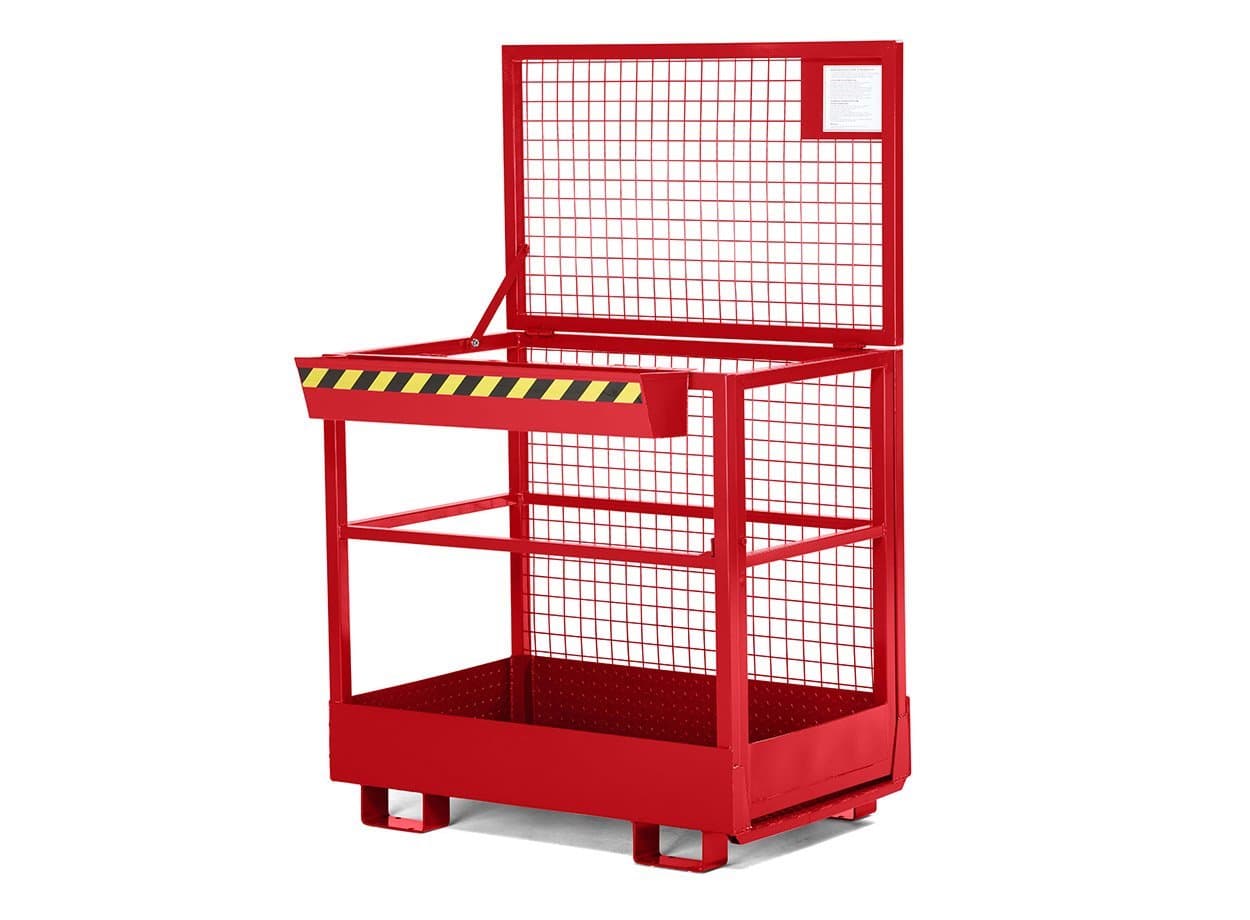 Hanse Lifter RR Arbeitskorb Typ RAK, Traglast: 300 kg, RAL 3000 Feuerrot
