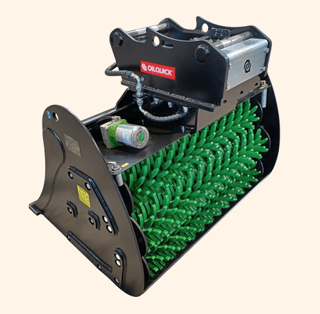 HÄNER HSS 500-2 – Schaufel-Separator für Minibagger 1,0 – 3,0 to.