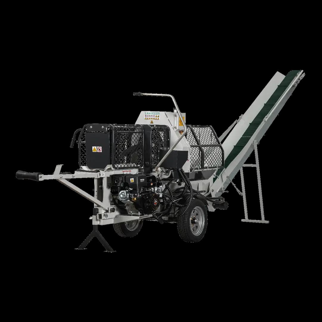 LUMAG SSA400G | Benzin-Sägespaltmaschine mit Fördenband