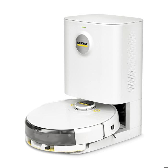 Aspirateur robot laveur KARCHER RCV 5 Comfort connecté avec station de vidange - Lidar - détecte tapis, obstacle et vide