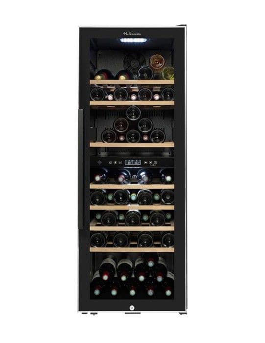 Cave à vin - LA SOMMELIERE - ECS81.2Z - 75 bouteilles - Double compartiment - Contrôle électronique