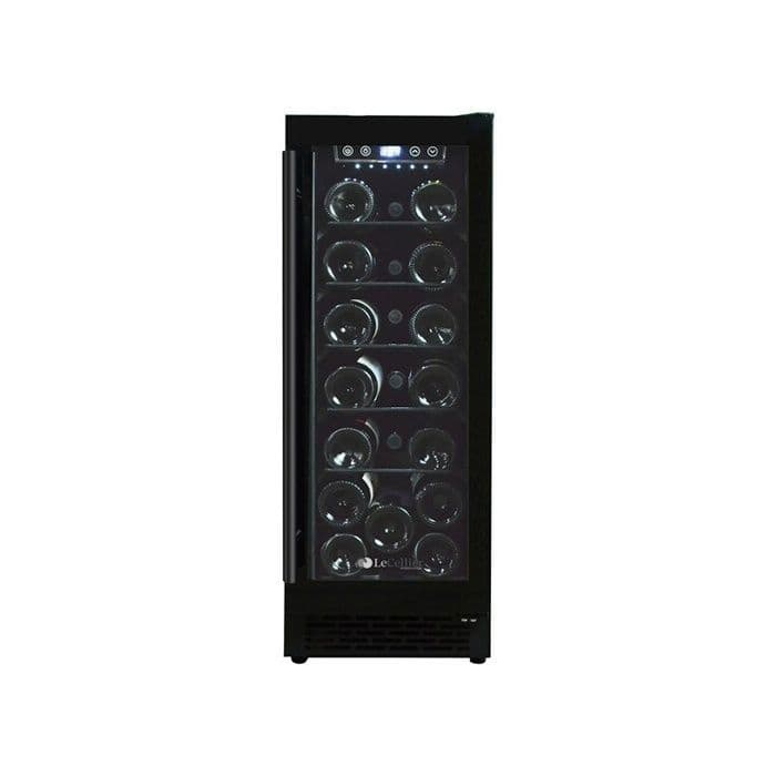 Cave à vin 20 bouteilles – Climadiff – 1 zone – Froid brassé – Porte vitrée triple vitrage anti-UV – LED – Thermostat électronique