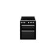 Cuisinière vitrocéramique - SCHNEIDER - SCV6DOB - 4 foyers radiants - Multifonction - Nettoyage catalyse