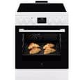Electrolux Cuisinière vitrocéramique 58l 4 feux blanc - LKR664177W