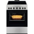 Cuisinière électrique - ELECTROLUX - LKR620066X - 4 brûleurs - Four électrique - Classe A - Vitrocéramique