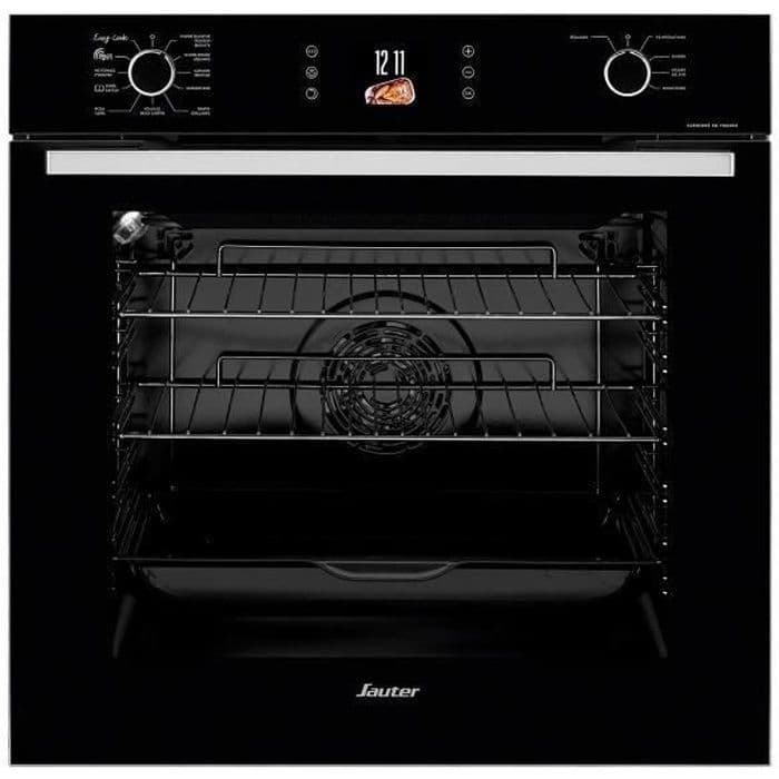 Four encastrable Pyrolyse SAUTER SOP6615LB - 73 L - Porte froide - Noir