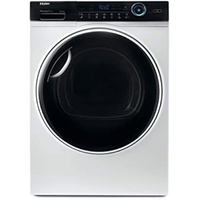 Sèche-linge Haier HD90-A3979-S I-PRO SERIES 7 - Pompe à chaleur, 9 kg, Moteur Inverter, Tambour XXL avec LED