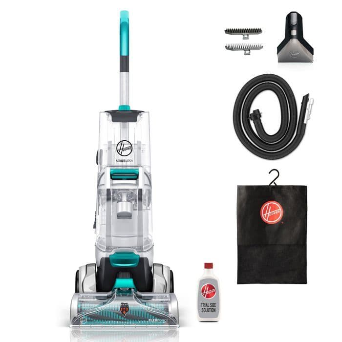 Hoover - FH520000 - SmartWash FH52000 Nettoyeur automatique de tapis avec tapis de rangement, plastique, turquoise