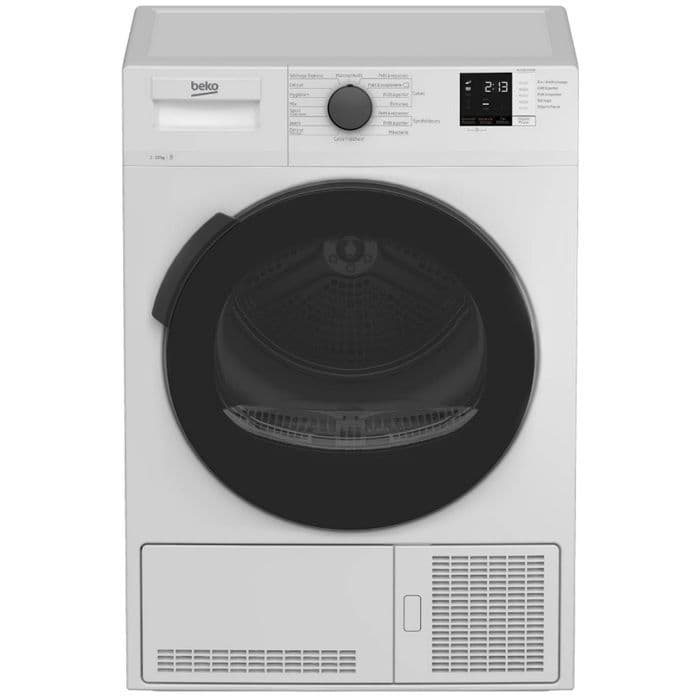 Sèche-linge - BEKO - DU10112CX0W - 10 kg - Condenseur - Inox Aquawave