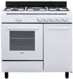 SOGELUX Cuisinière à gaz CG9501 Butanette blanche