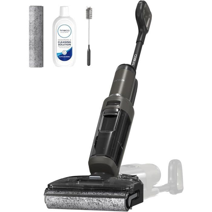 Aspirateur Balai Laveur - Tineco - Floor one i6 stretch Complete - Flashdry en 5 minutes - Plat à 180° - 40 Min d'autonomie
