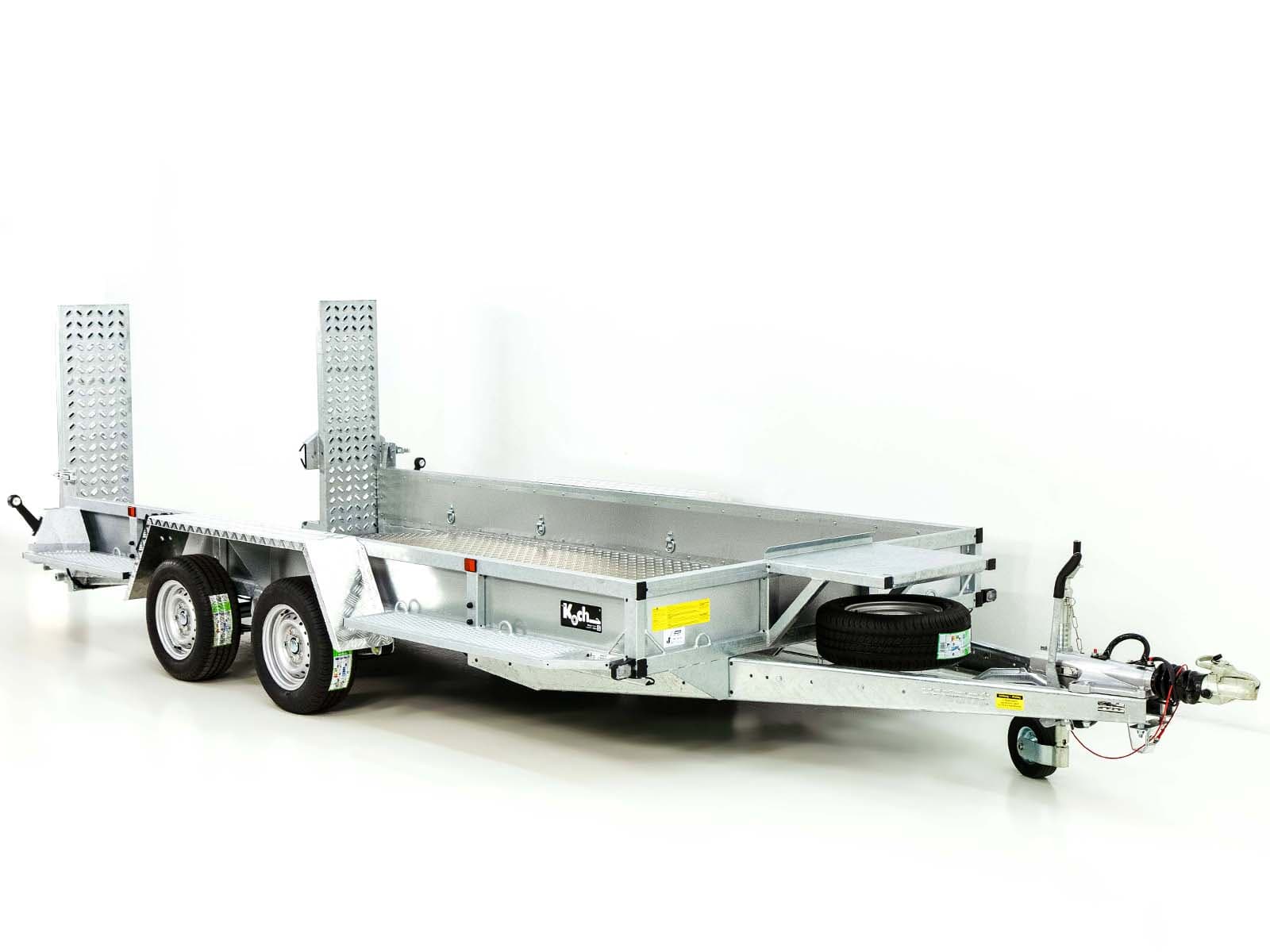 Variant Baumaschinenanhänger Maxi Load 180×400 3,5t | Einzelrampen | Aluboden Beavertail - Neu