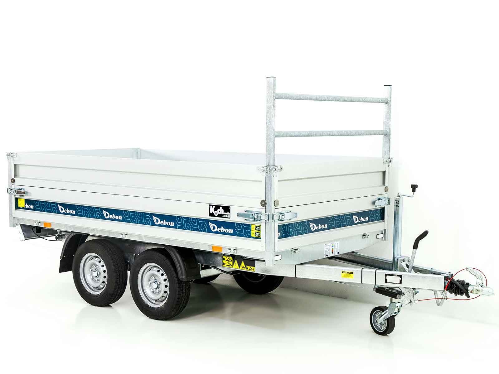 Debon Heckkipper 155x305cm 2,0t | E-Pumpe | BWA-Neu