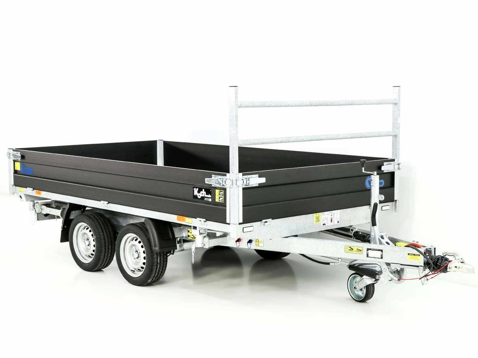 Debon Dreiseitenkipper 180×324 3,5t | Black Edition | Rampen | Stützen - Neu