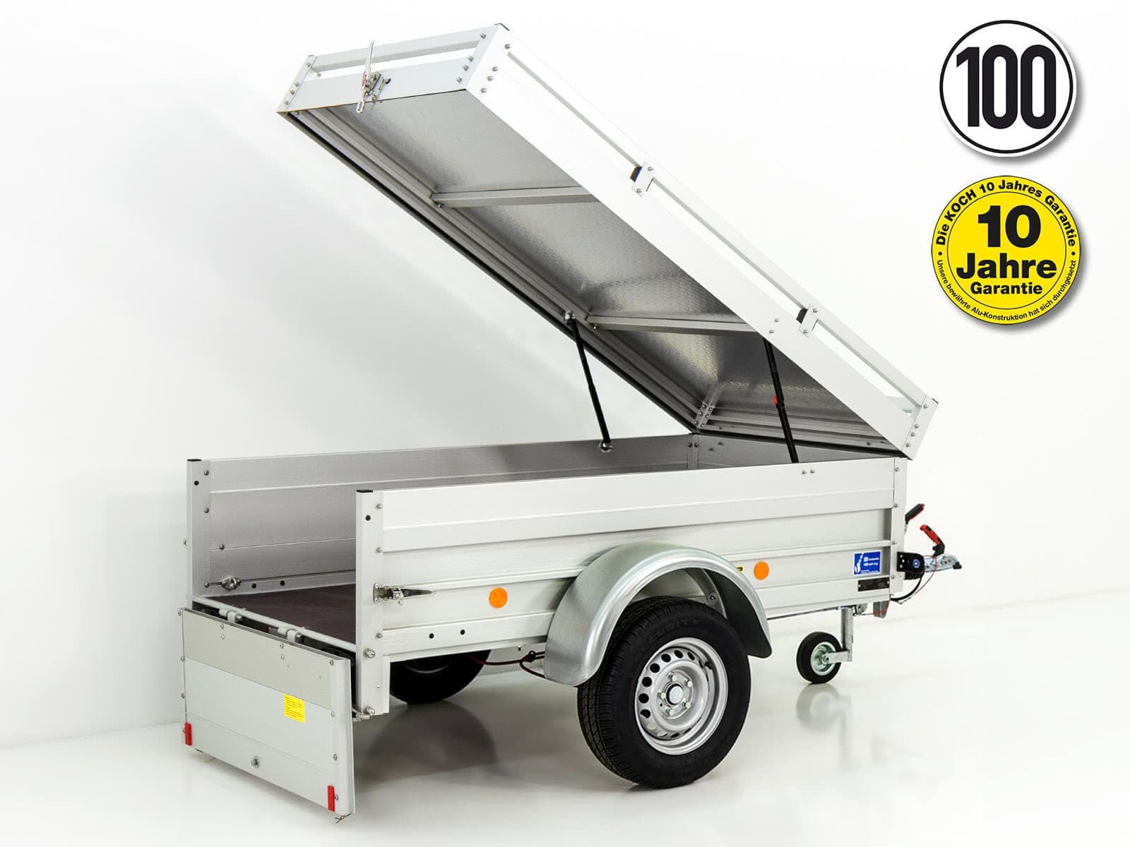 Deckelanhänger 125x250cm Höhe:65cm 750kg | Typ U4 - Neu