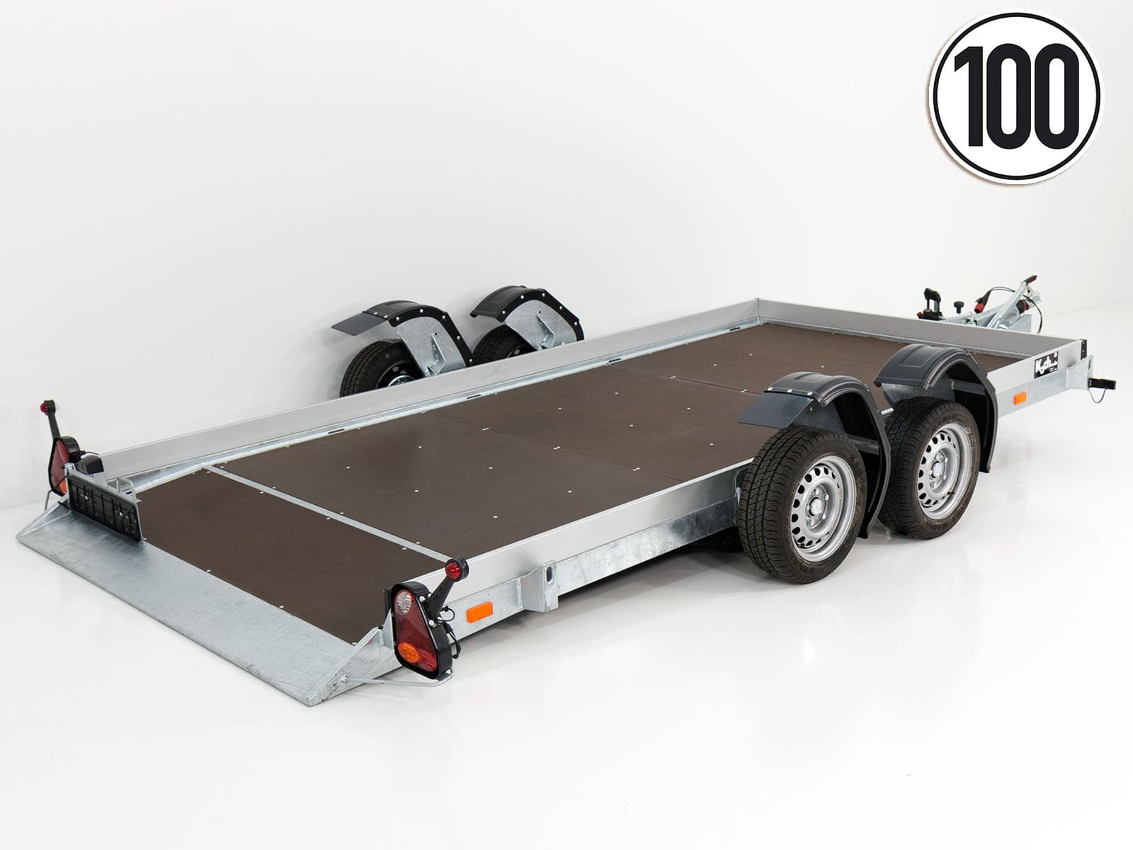 Vezeko Absenkanhänger Tandem 187×394 cm 2,7 t-Neu