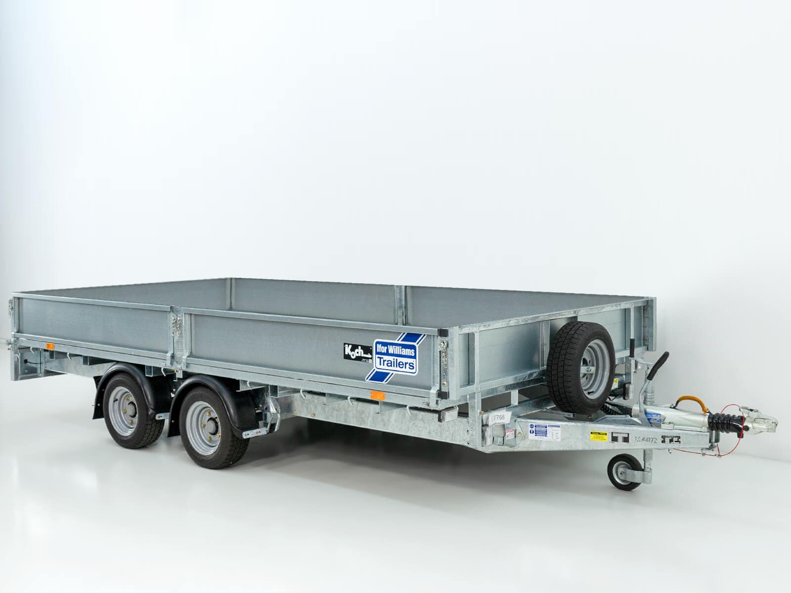 Ifor Williams Hochlader Anhänger 198×423 cm | 3,5t | Typ: LM146G - Neu