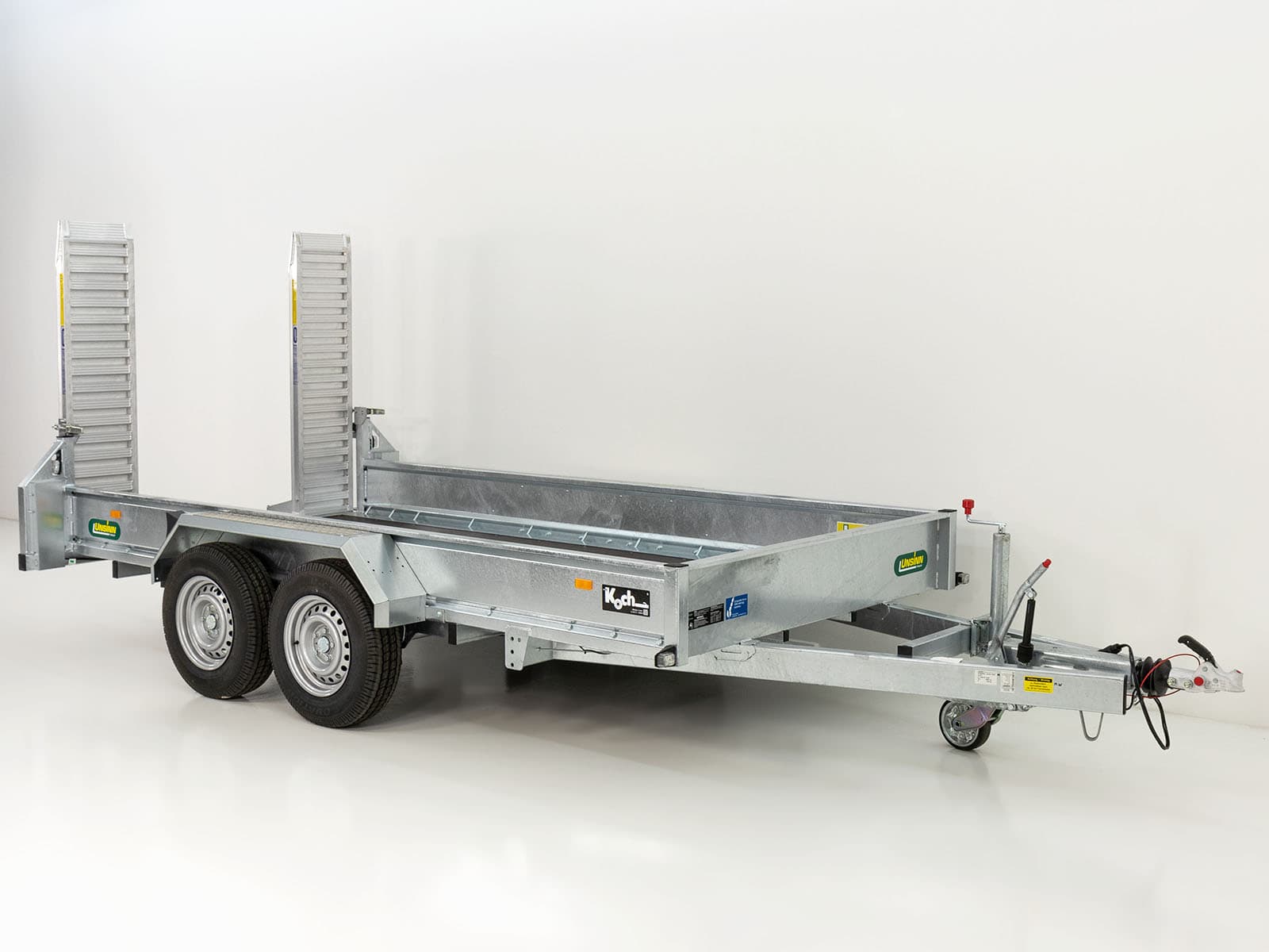 Unsinn Baumaschinenanhänger UBA 166x366cm 3,0t | Schwenk-Rampen - Neu