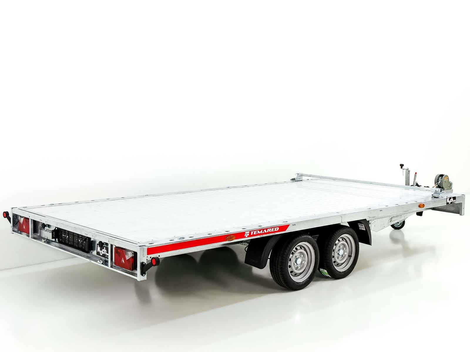 Temared Autotrailer CARLU 4521-S Aluboden 215x449cm 3,5t-Neu