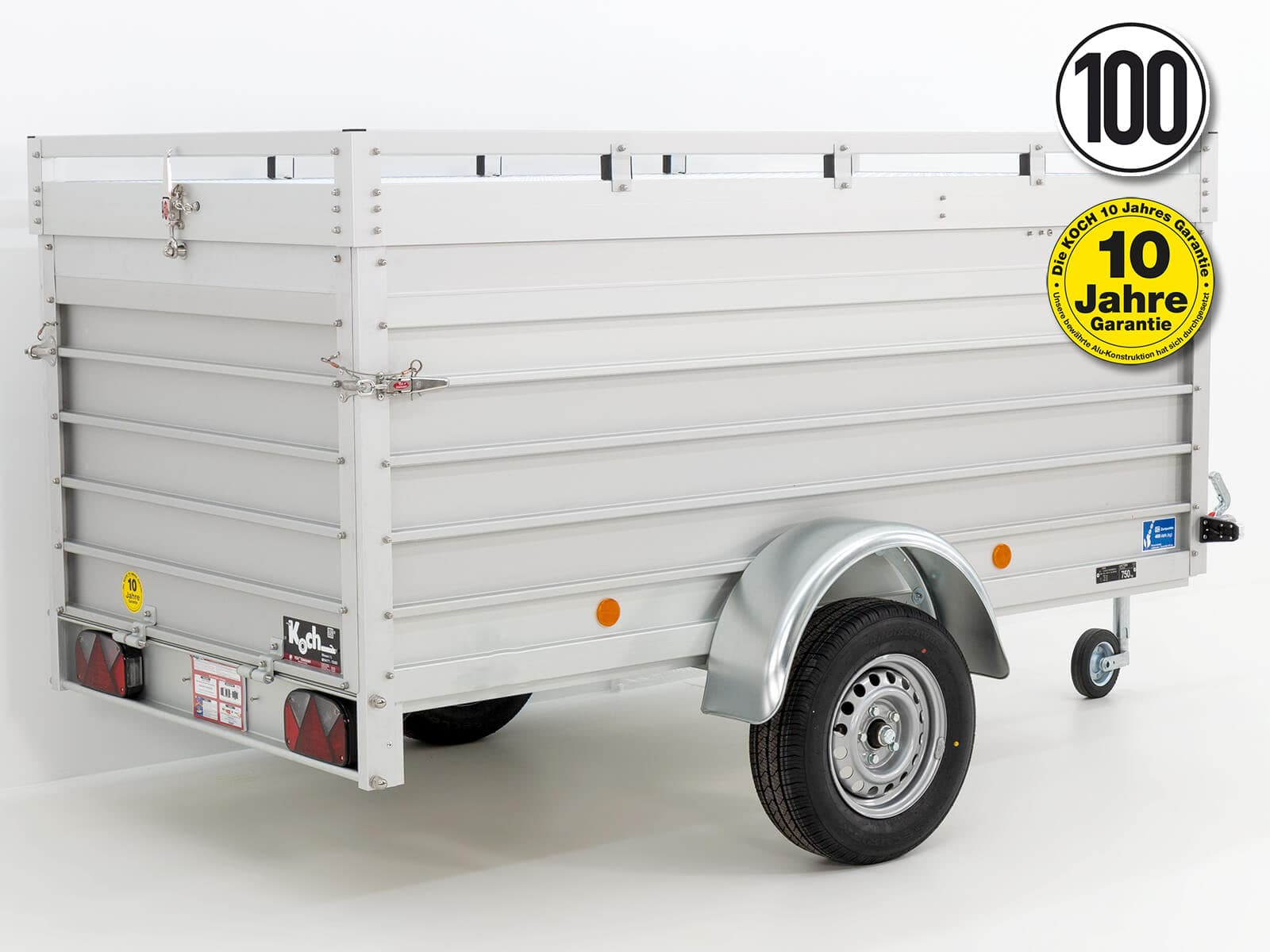 Deckelanhänger 125x250cm Höhe: 95cm 1300kg | Typ 4.13 - Neu