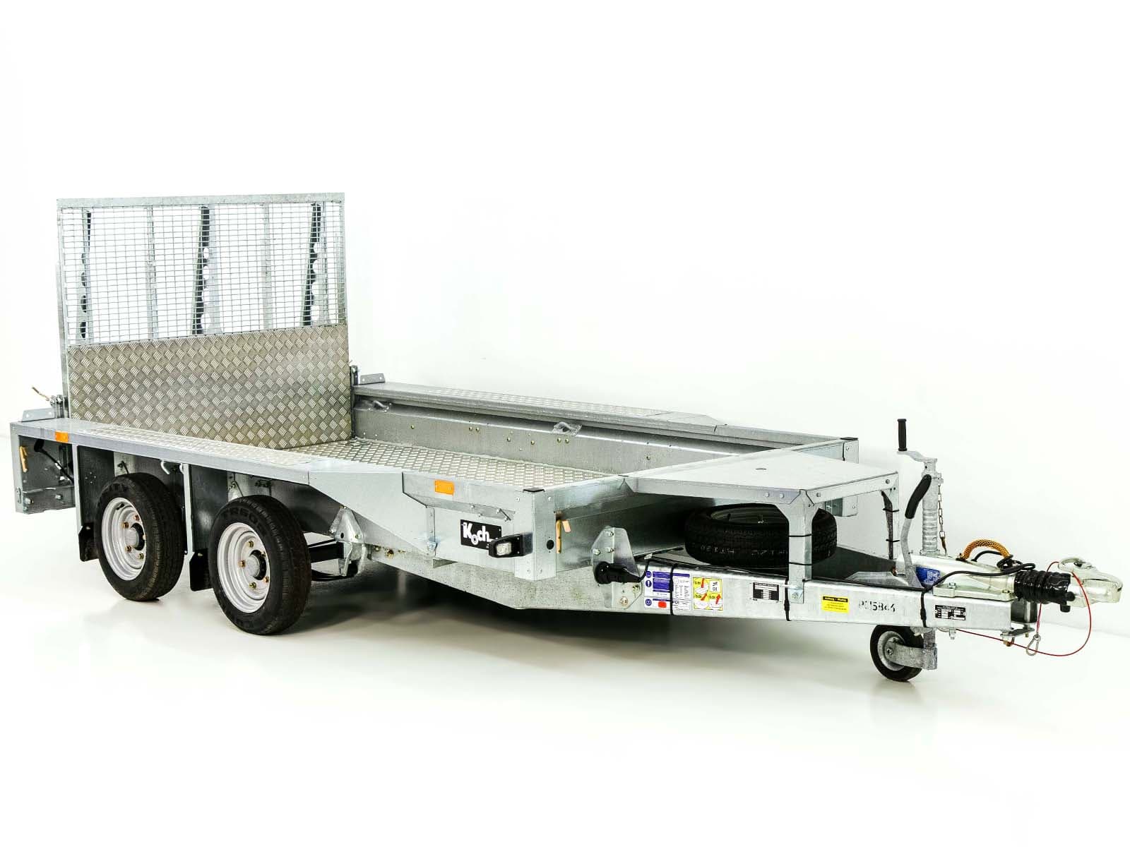 Ifor Williams Baumaschinenanhänger GX105 HD 157×303 3,5t | Alu | Auffahrrampe-Neu