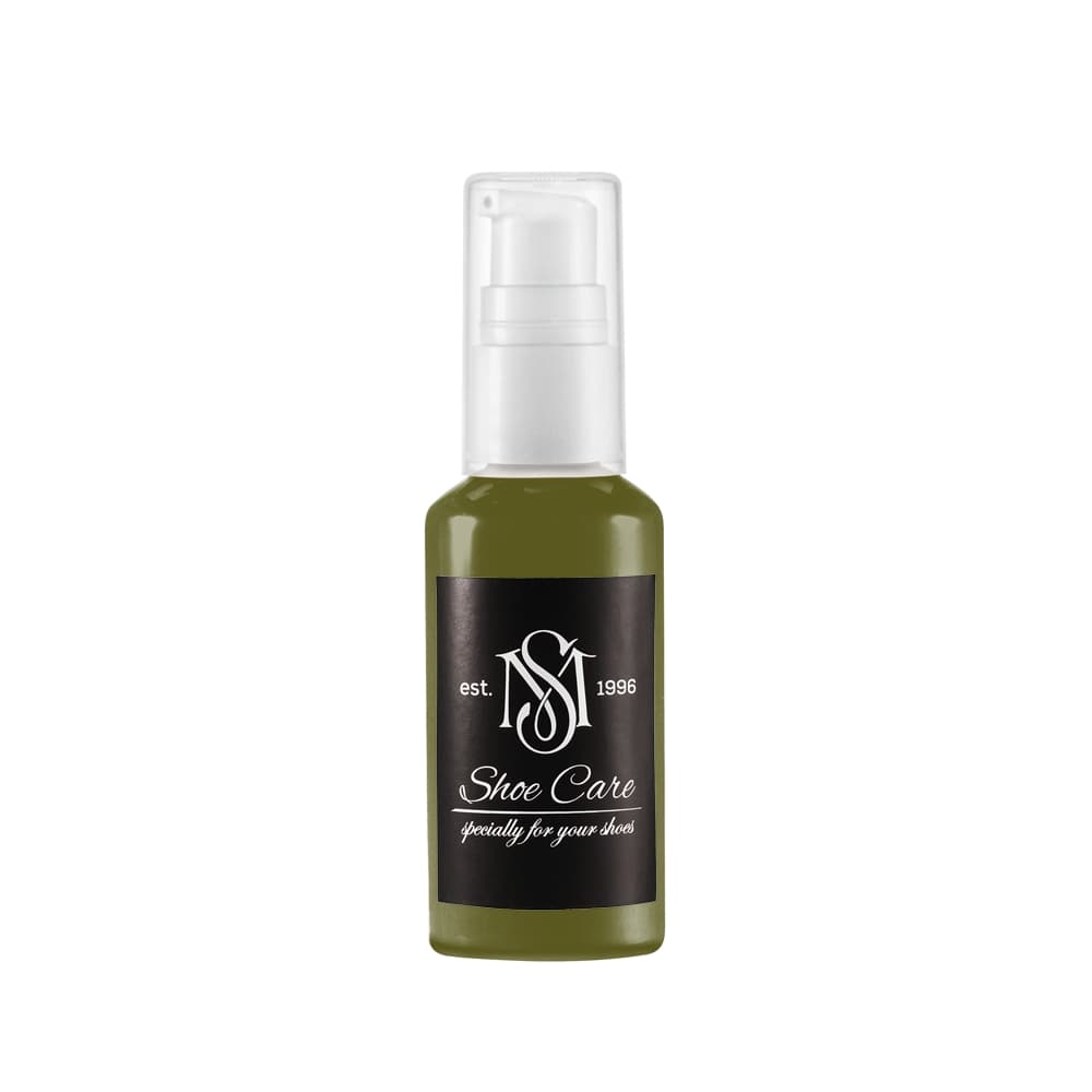 Aniline & Nappa Leather Restoring Balm NCS (S 6030-G70Y) (Blackest Charcoal Olive Tan), MAVI STEP Grease E03, Color & Texture Preserve