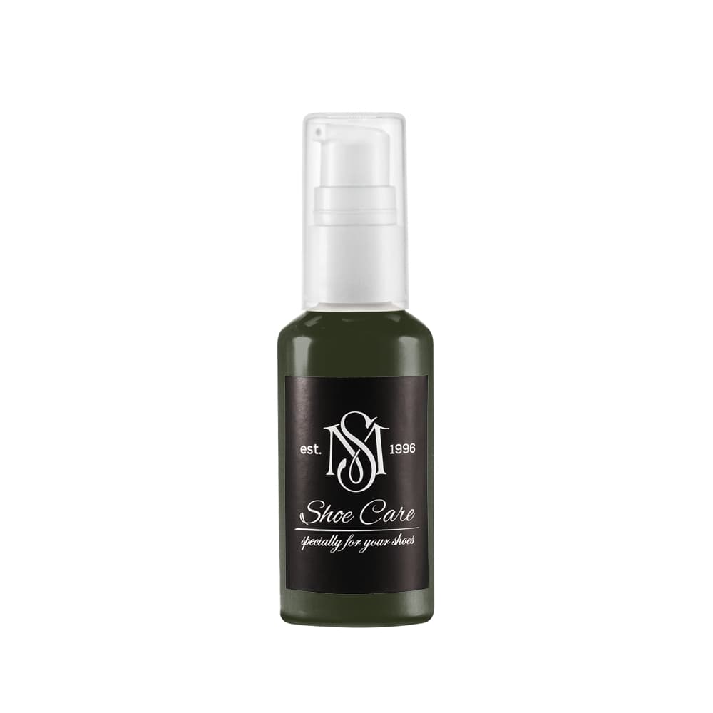 Aniline & Nappa Leather Restoring Balm NCS (S 8010-G50Y) (Near Black Olive Gold), MAVI STEP Grease E03, Color & Texture Preserve