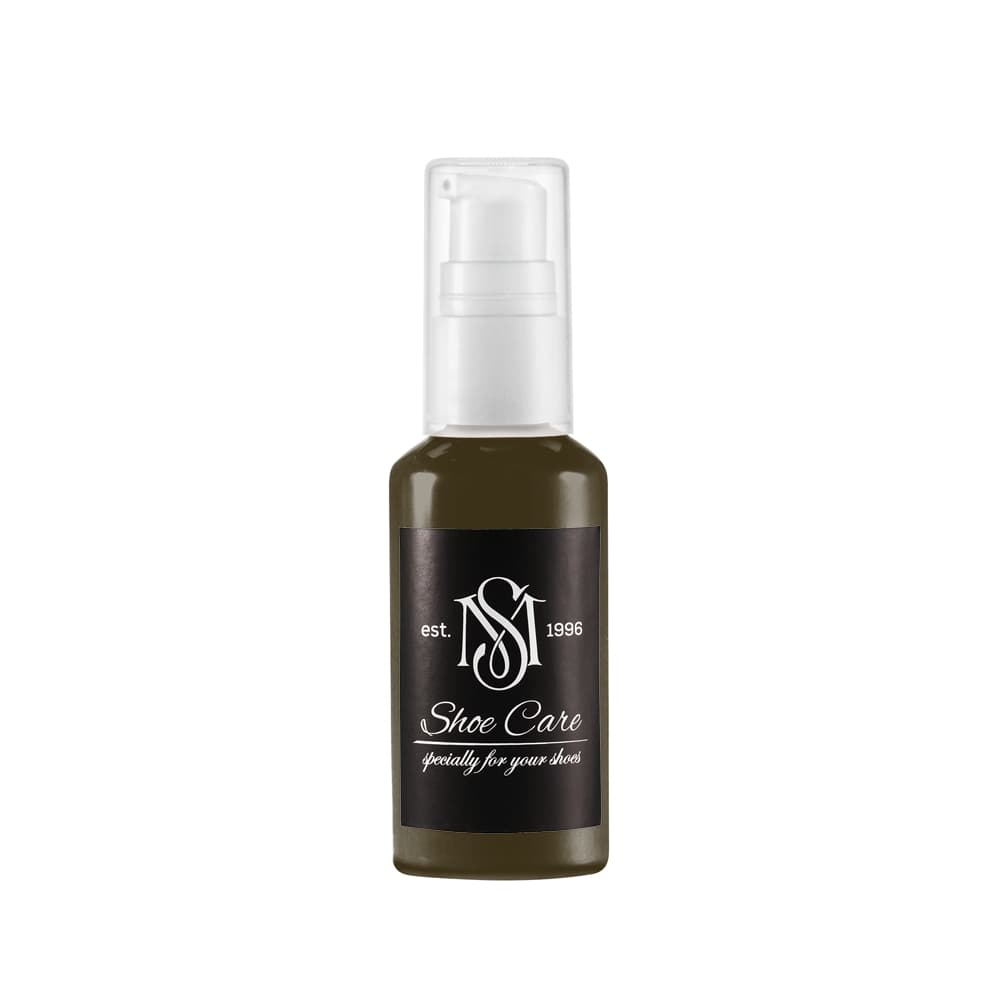 Aniline & Nappa Leather Restoring Balm NCS (S 8010-G90Y) (Blackest Olive Brown), MAVI STEP Grease E03, Color & Texture Preserve