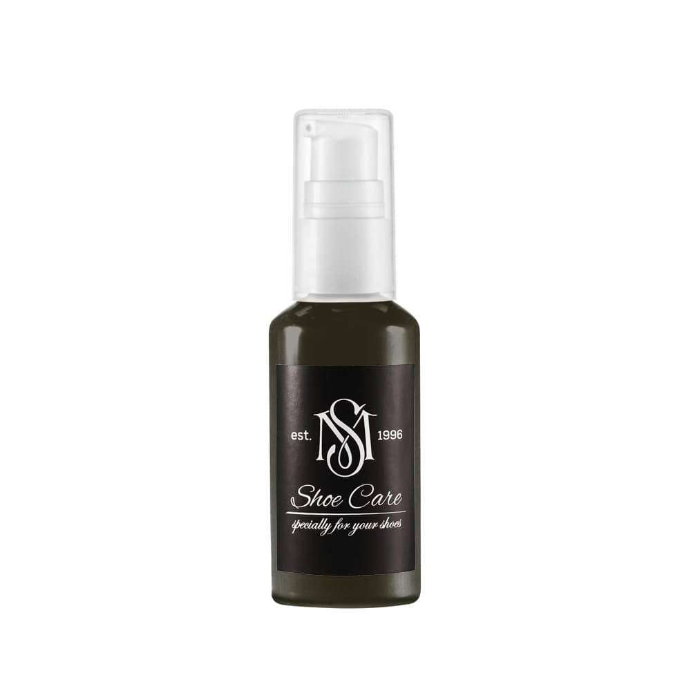 Aniline & Nappa Leather Restoring Balm NCS (S 8505-G80Y) (Near Black Olive Tan), MAVI STEP Grease E03, Color & Texture Preserve