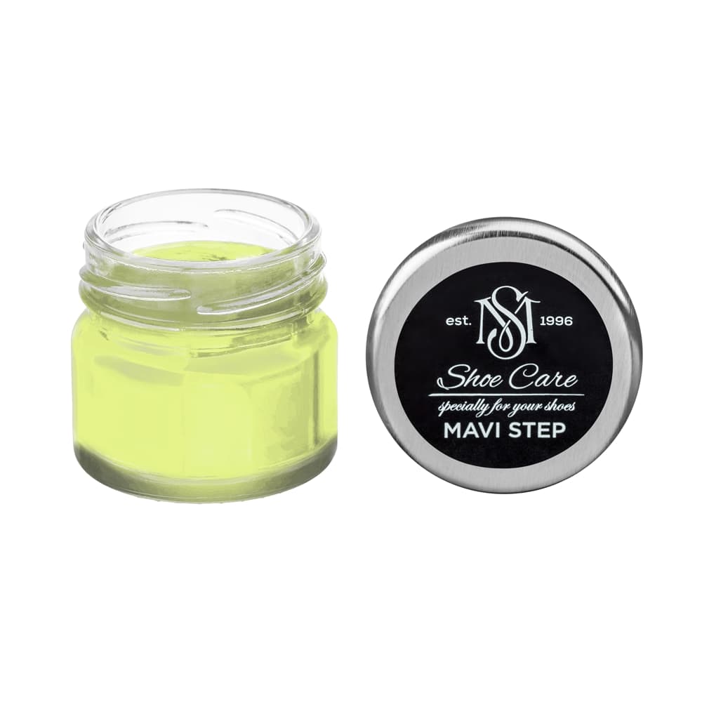 Suede, Nubuck & Matte Leather Renovator NCS (S 0540-G60Y) (Mint Yellow), MAVI STEP Multi Oil Balm E07, Condition & Restore