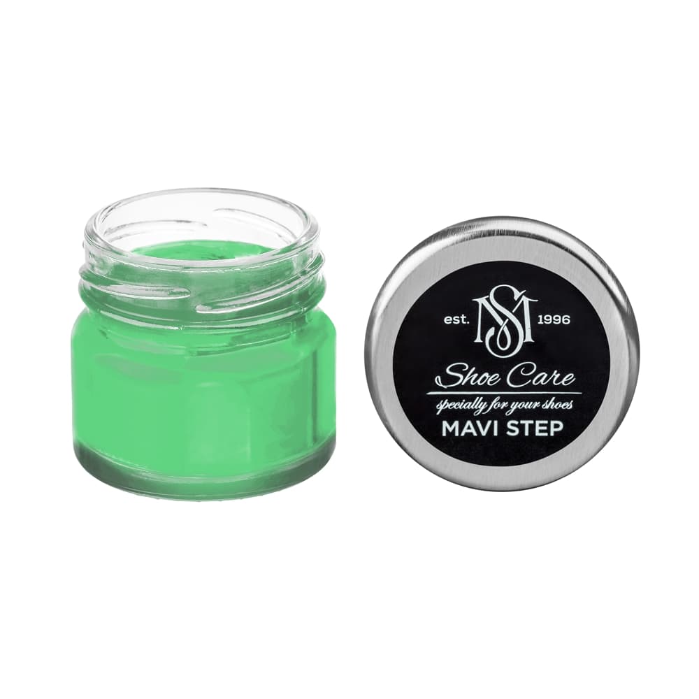 Suede, Nubuck & Matte Leather Renovator NCS (S 0560-G10Y) (Pearlescent Green), MAVI STEP Multi Oil Balm E07, Condition & Restore