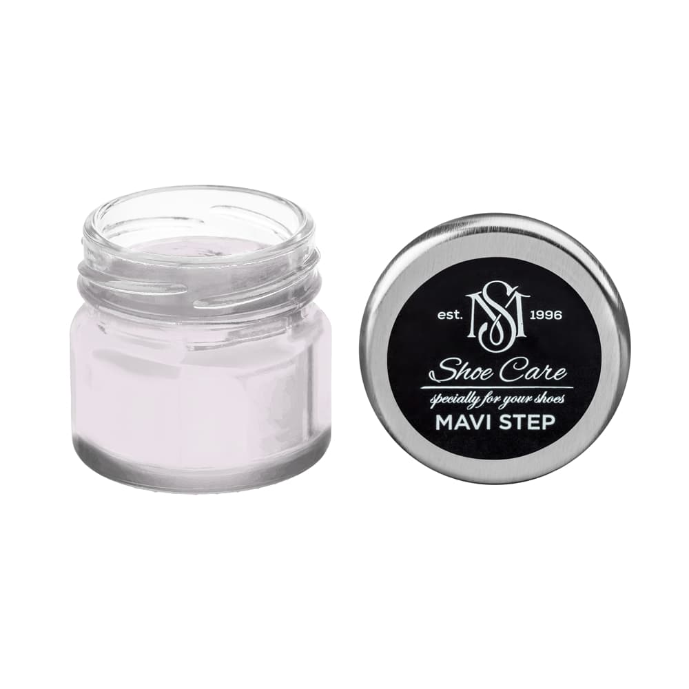 Suede, Nubuck & Matte Leather Renovator NCS (S 1005-R30B) (White with Burgundy), MAVI STEP Multi Oil Balm E07, Condition & Restore