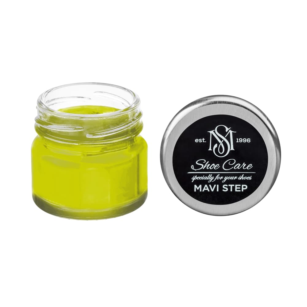 Suede, Nubuck & Matte Leather Renovator NCS (S 1070-G70Y) (Lemon Yellow), MAVI STEP Multi Oil Balm E07, Condition & Restore