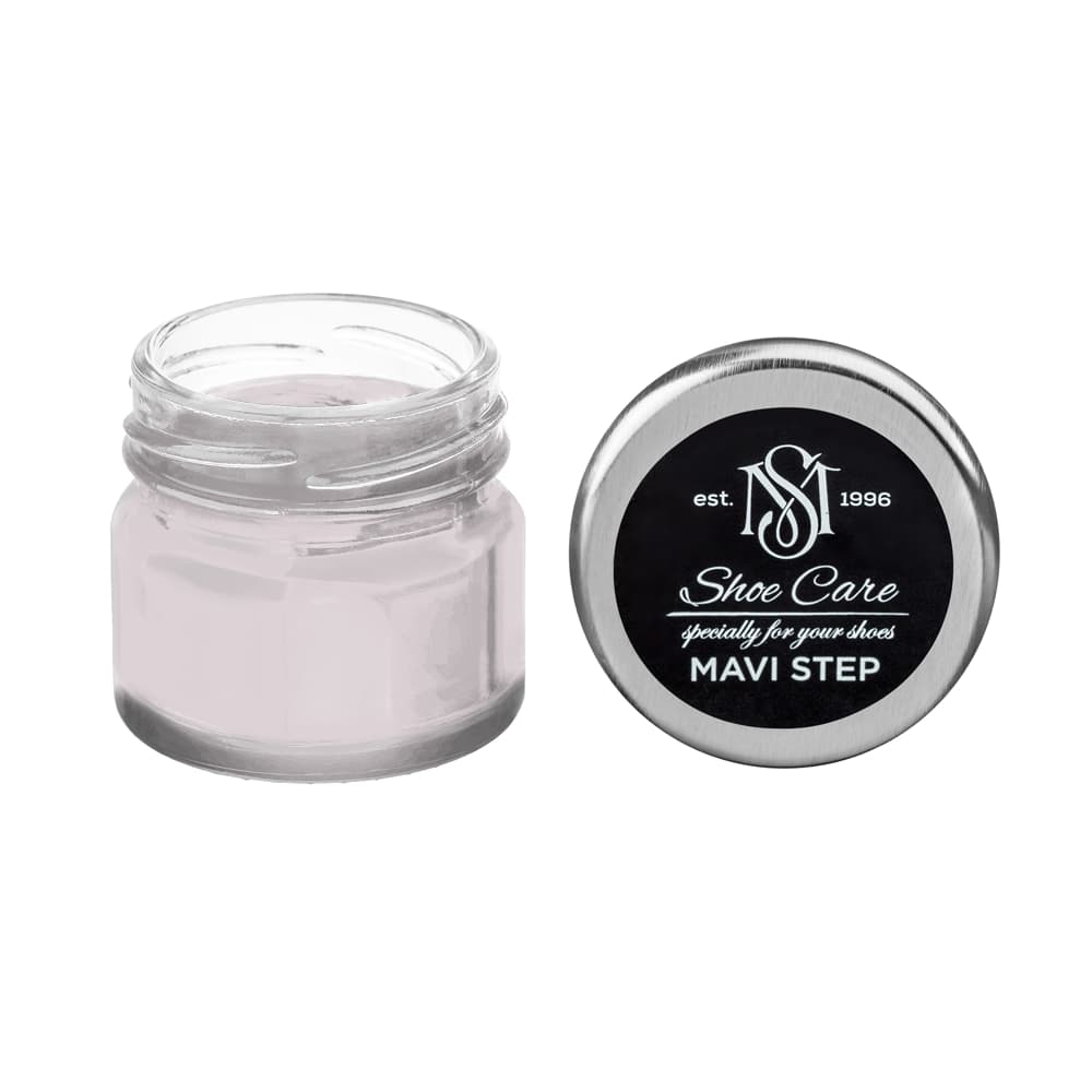 Suede, Nubuck & Matte Leather Renovator NCS (S 1505-R20B) (Pink-White-Gray), MAVI STEP Multi Oil Balm E07, Condition & Restore