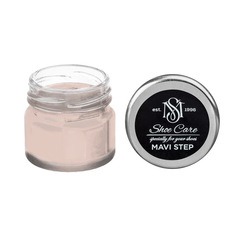 Suede, Nubuck & Matte Leather Renovator NCS (S 1510-Y80R) (Pink with White), MAVI STEP Multi Oil Balm E07, Condition & Restore