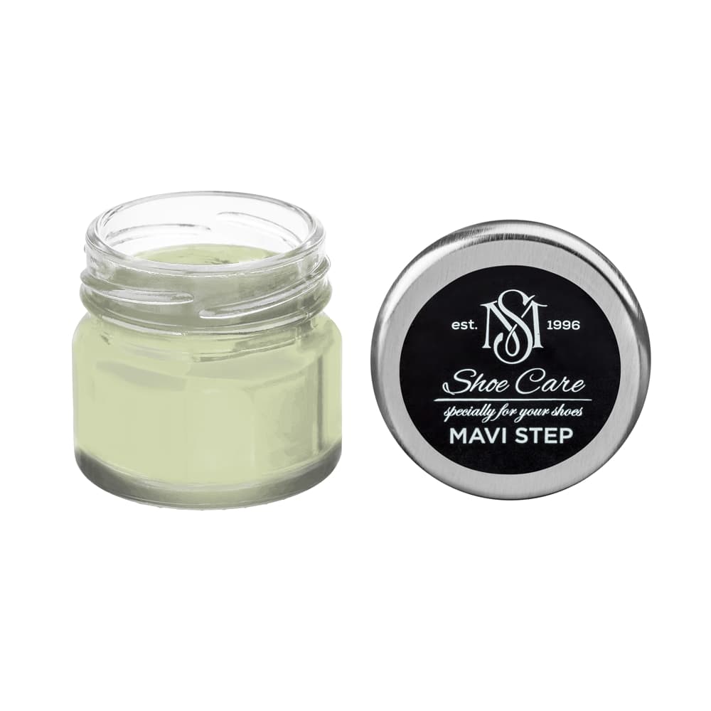 Suede, Nubuck & Matte Leather Renovator NCS (S 1515-G60Y) (Scalded Milk), MAVI STEP Multi Oil Balm E07, Condition & Restore