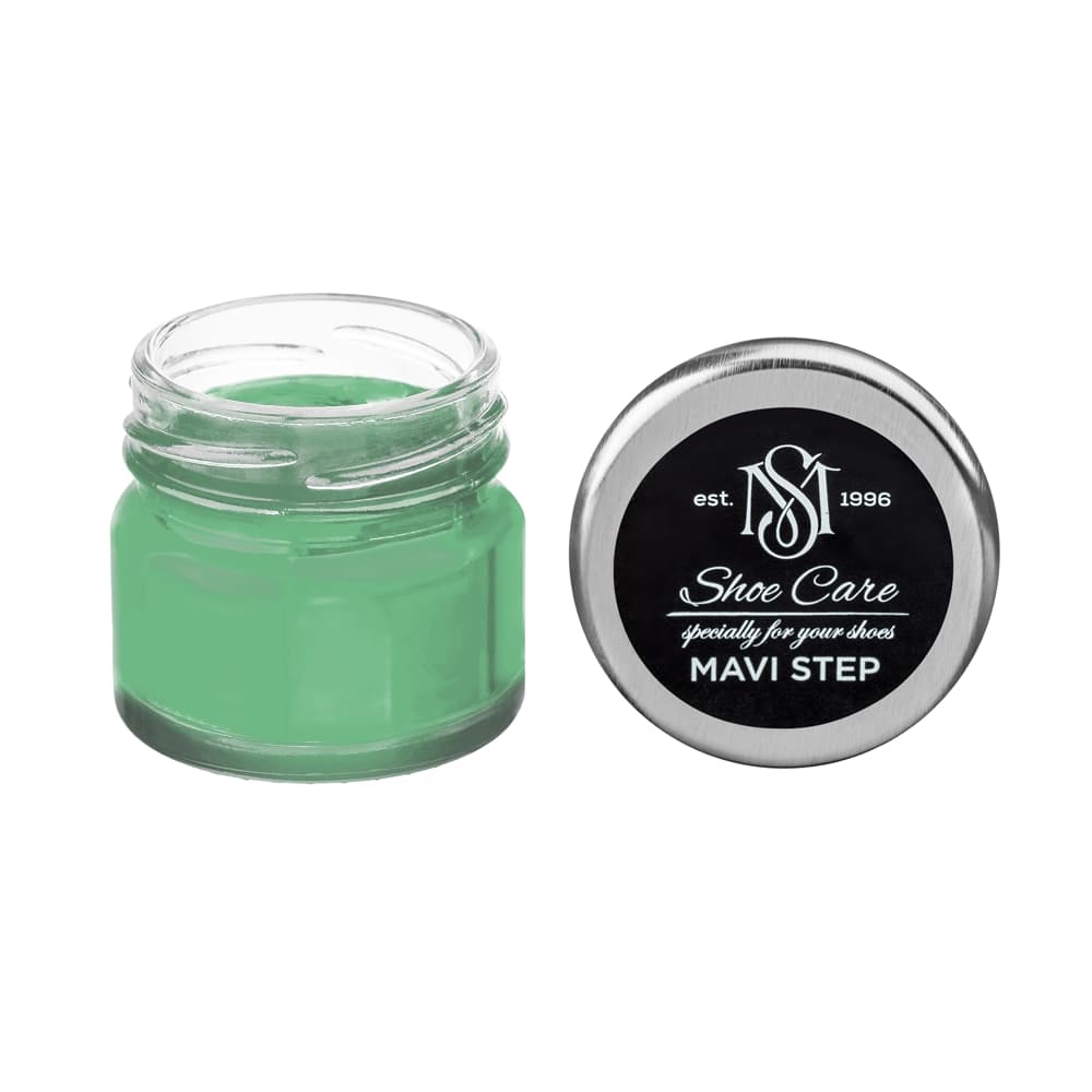 Suede, Nubuck & Matte Leather Renovator NCS (S 2040-G10Y) (Green Chrome), MAVI STEP Multi Oil Balm E07, Condition & Restore