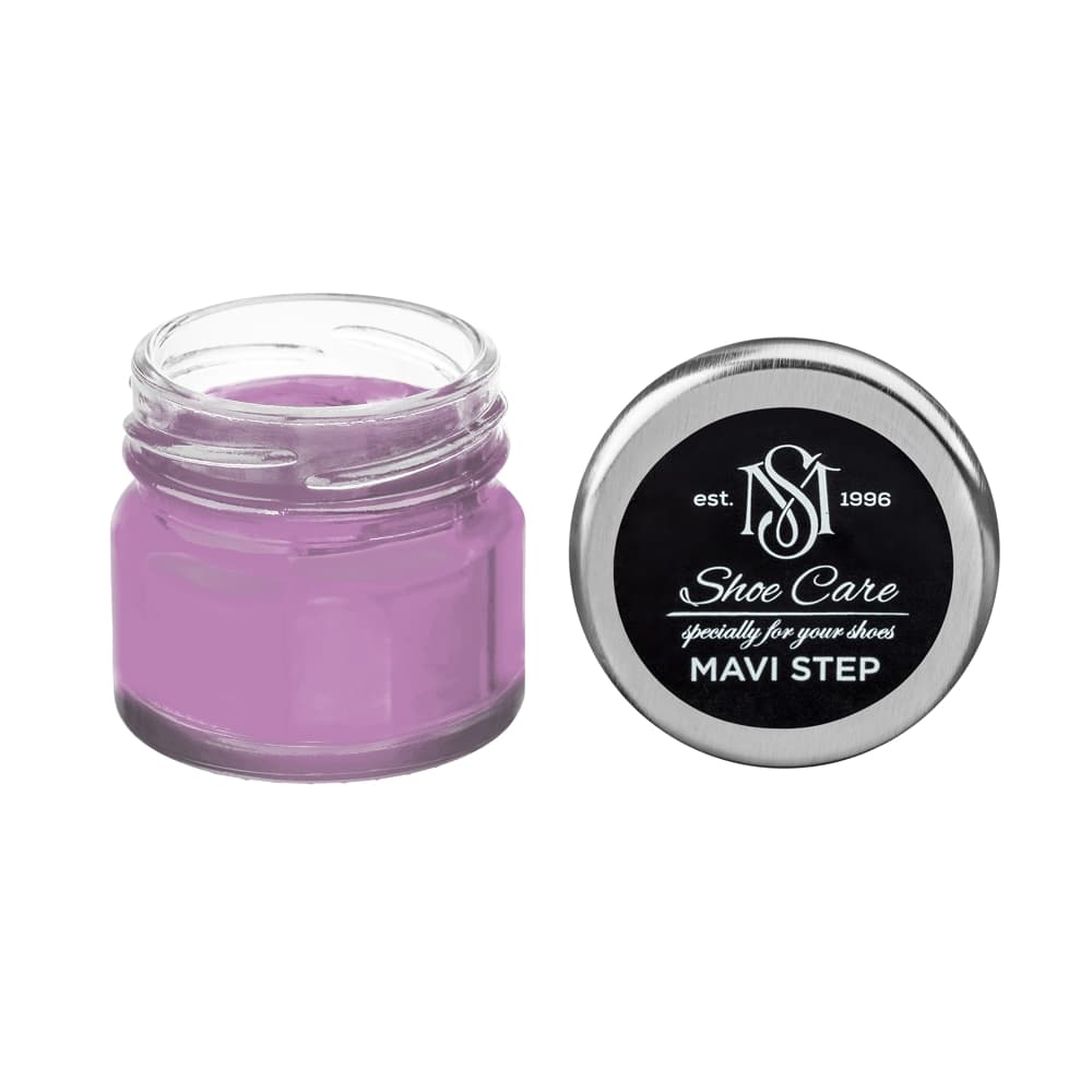 Suede, Nubuck & Matte Leather Renovator NCS (S 2040-R40B) (Crimson-Blue with Yellow), MAVI STEP Multi Oil Balm E07, Condition & Restore