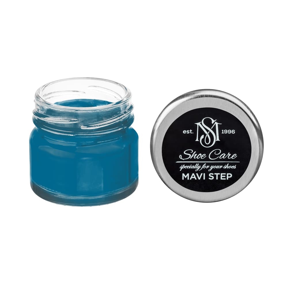 Suede, Nubuck & Matte Leather Renovator NCS (S 3060-B) (Dark Azure), MAVI STEP Multi Oil Balm E07, Condition & Restore