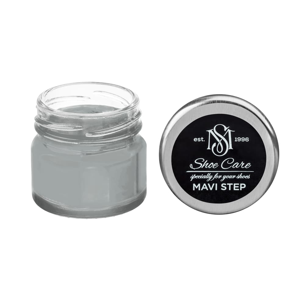 Suede, Nubuck & Matte Leather Renovator NCS (S 3502-G) (Light Gray Volga), MAVI STEP Multi Oil Balm E07, Condition & Restore