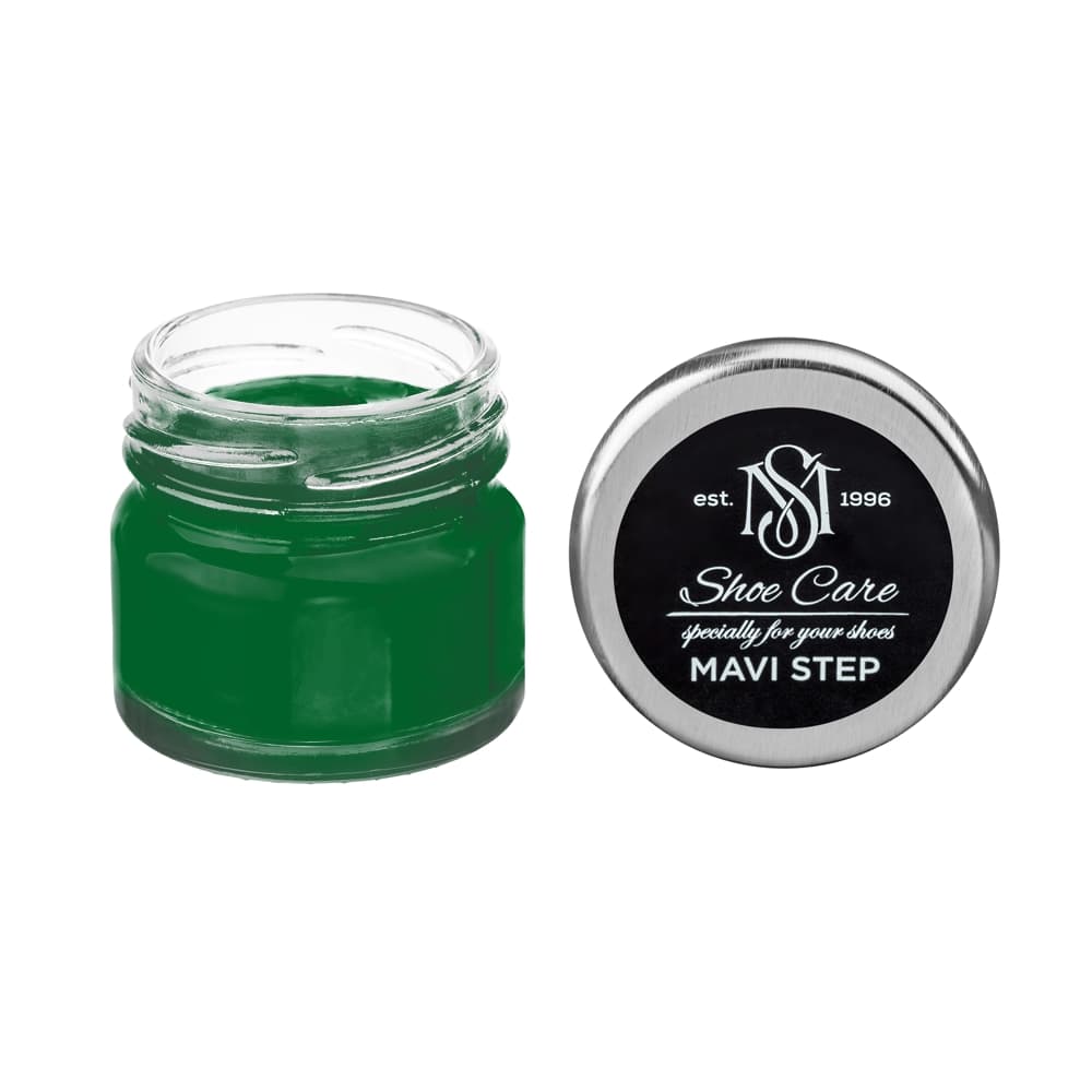 Suede, Nubuck & Matte Leather Renovator NCS (S 4550-G10Y) (Dark Blue-Green-Yellow), MAVI STEP Multi Oil Balm E07, Condition & Restore