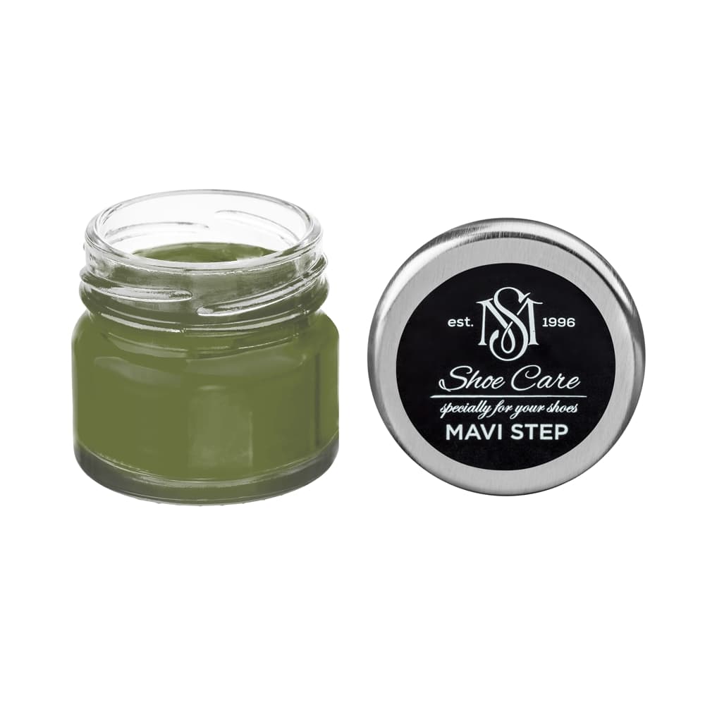 Suede, Nubuck & Matte Leather Renovator NCS (S 5030-G50Y) (Green-Cherry), MAVI STEP Multi Oil Balm E07, Condition & Restore