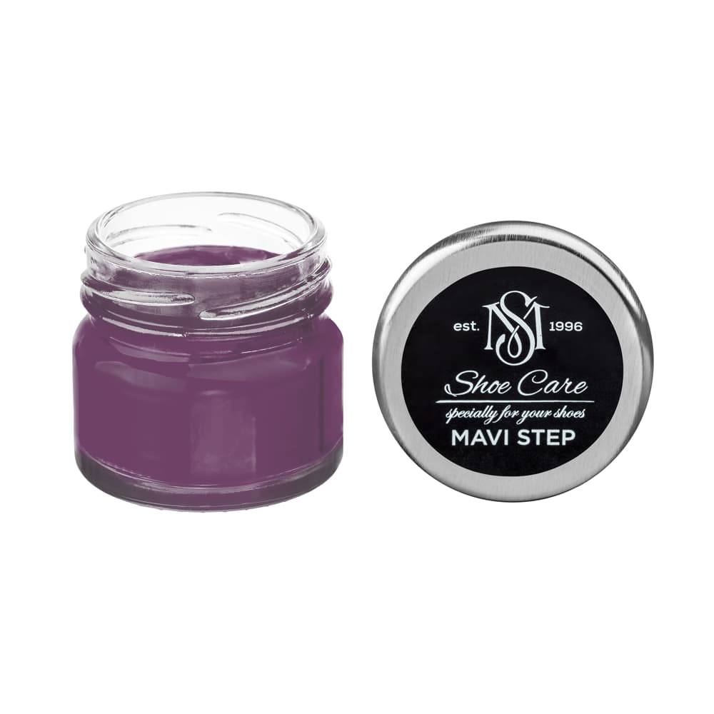 Suede, Nubuck & Matte Leather Renovator NCS (S 5030-R40B) (Wallis Plum), MAVI STEP Multi Oil Balm E07, Condition & Restore