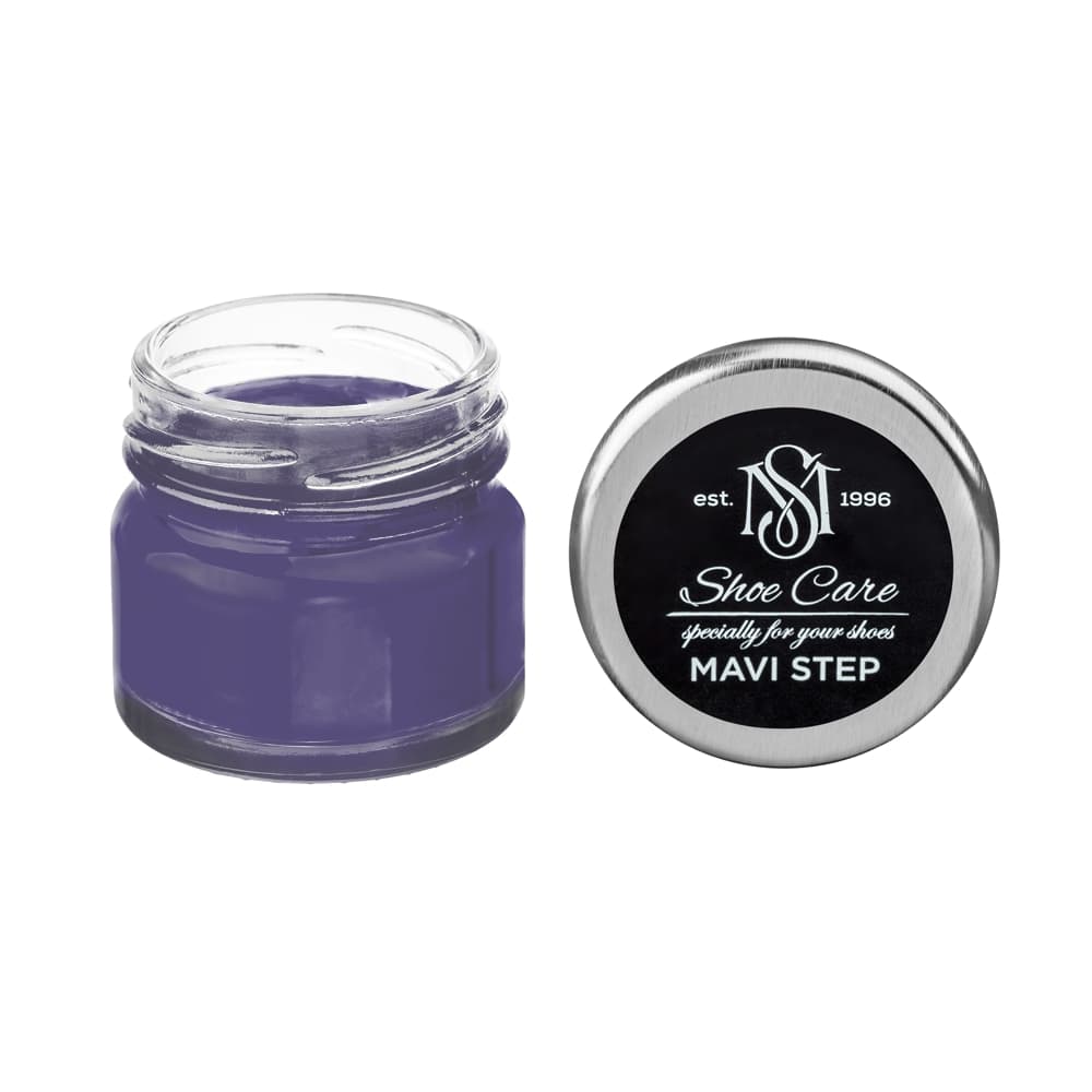 Suede, Nubuck & Matte Leather Renovator NCS (S 5030-R60B) (Blue-Gray-Red), MAVI STEP Multi Oil Balm E07, Condition & Restore