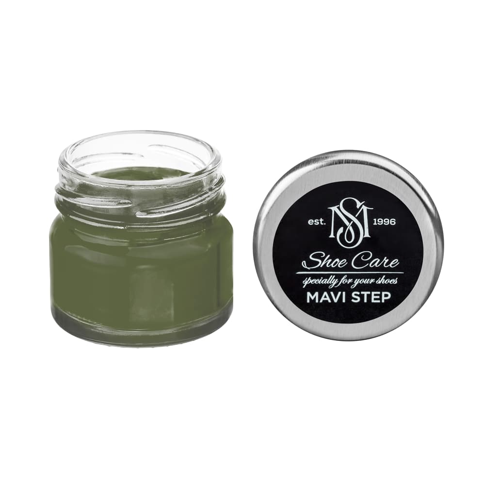 Suede, Nubuck & Matte Leather Renovator NCS (S 6020-G50Y) (Brown with Green), MAVI STEP Multi Oil Balm E07, Condition & Restore