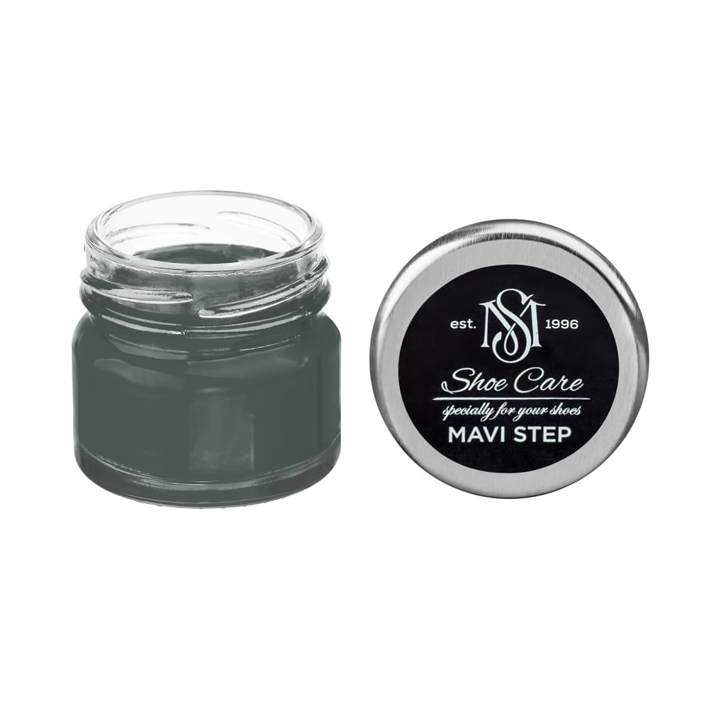 Suede, Nubuck & Matte Leather Renovator NCS (S 7005-B80G) (Black-Orange with Turquoise), MAVI STEP Multi Oil Balm E07, Condition & Restore