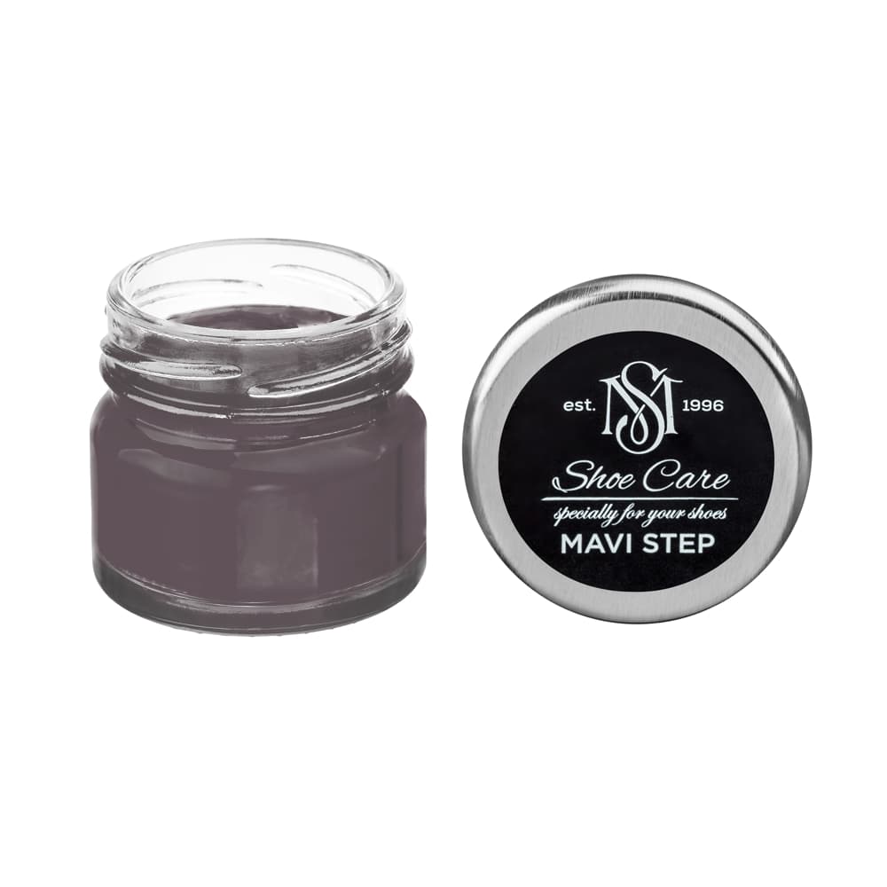 Suede, Nubuck & Matte Leather Renovator NCS (S 7005-R20B) (Black-Red with Gray), MAVI STEP Multi Oil Balm E07, Condition & Restore